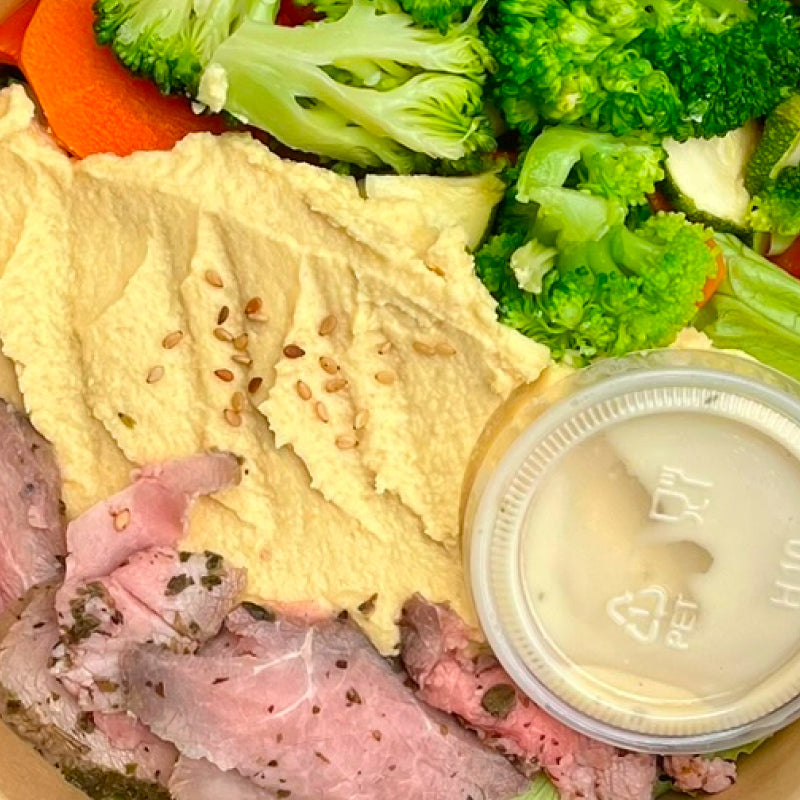 Ensalada Hummus Roast Beef